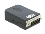 DeLOCK 66568 kabel kønsskifter serial Sub-D15 16 pin terminal block Sort