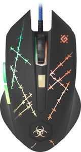 Defender Forced GM-020L mus Spil Ambidextrous USB Type-A Optisk 3200 dpi