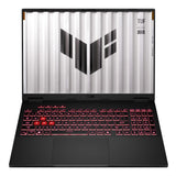 ASUS TUF Gaming A16 FA608WI-QT010W AMD Ryzen AI 9 370 Laptop 40,6 cm (16") WQXGA 16 GB LPDDR5x-SDRAM 1 TB SSD NVIDIA GeForce RTX 4070 Wi-Fi 6E (802.11ax) Windows 11 Home Sort, Grå QWERTZ Tysk