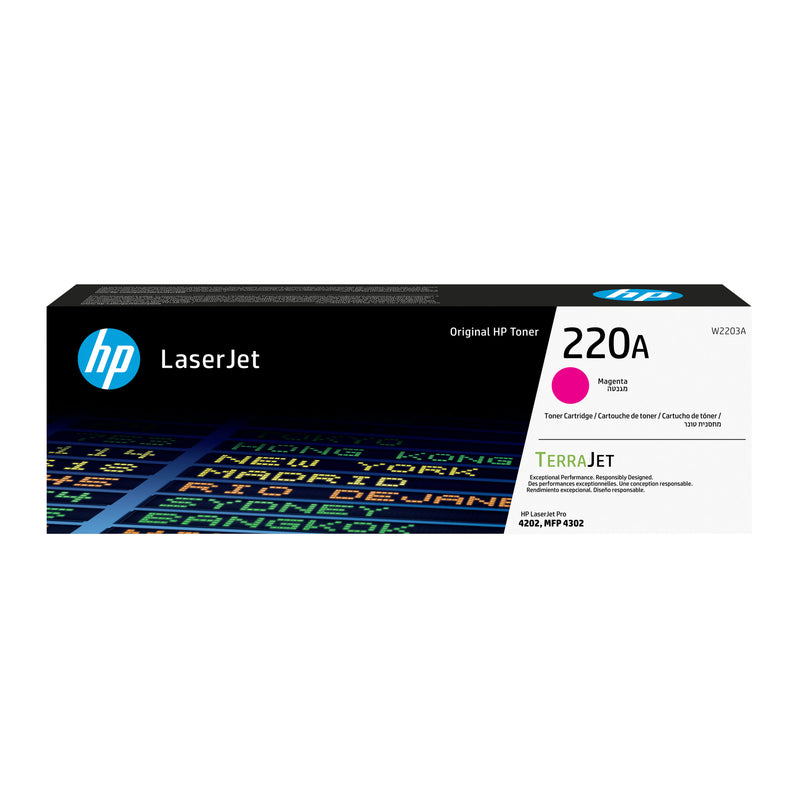 HP 220A original LaserJet-tonerpatron, magenta