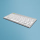 R-Go Tools Ergonomisch toetsenbord R-Go Compact Break, compact toetsenbord met pauzesoftware, AZERTY (FR), Bluetooth, wit