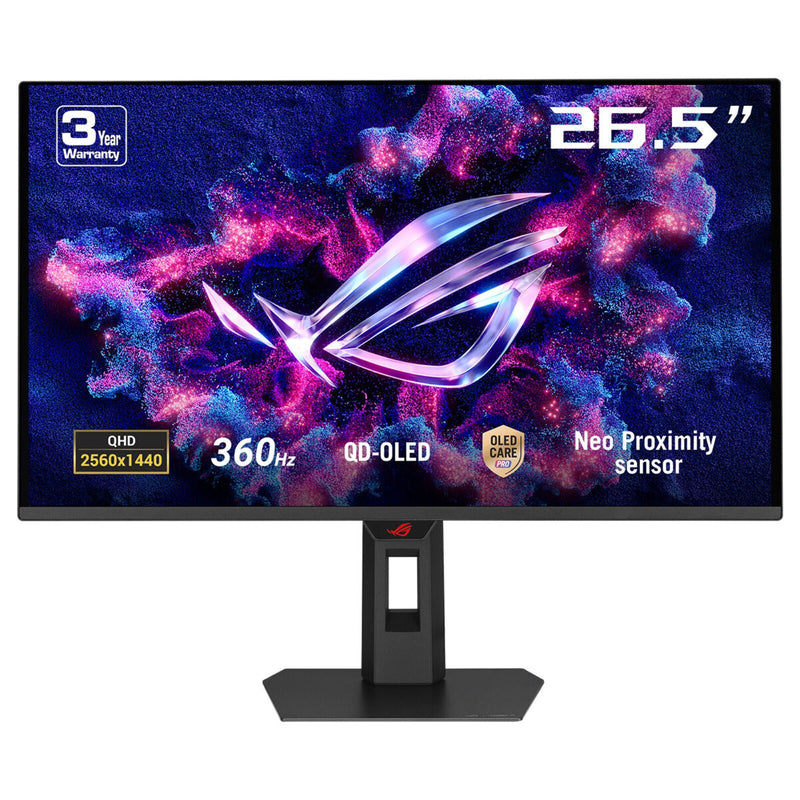 ASUS ROG Strix OLED XG27AQDNG computerskærm 67,3 cm (26.5") 2560 x 1440 pixel Quad HD QD-OLED Sort