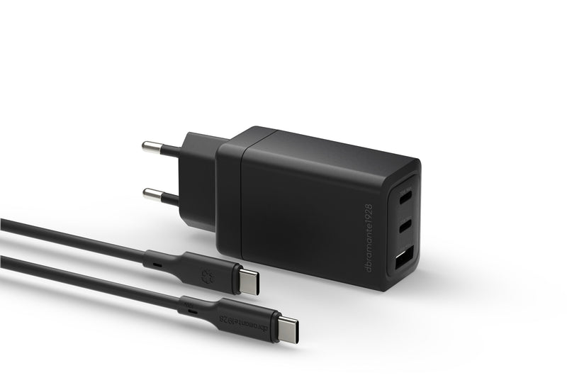 dbramante1928 IT - EU W. Charger -70W + 2m C-C TPE cable - BLK