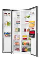Gorenje NRS917E41X side-by-side køle-fryseskab Fritstående 544 L Grå