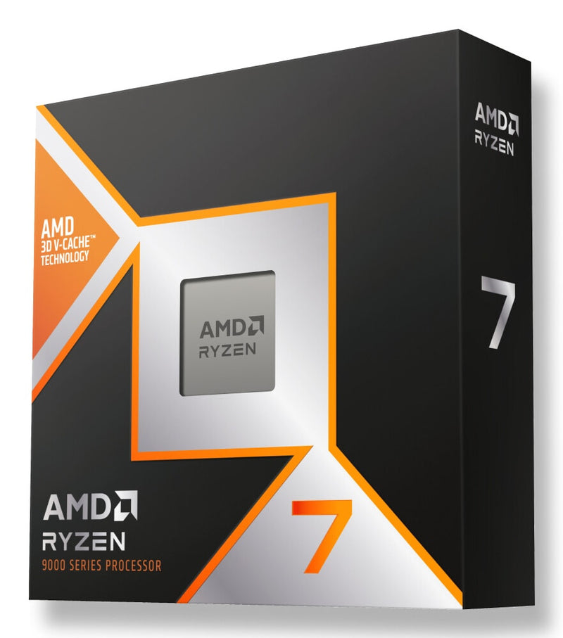 AMD Ryzen 7 9800X3D processor 4,7 GHz 104 MB L2 & L3 Kasse
