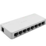 Qoltec 52248 netværksswitch Ikke administreret Hvid