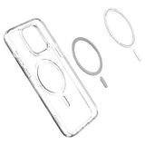 Spigen ACS04969 mobiltelefon etui 15,5 cm (6.1") Cover Transparent, Hvid