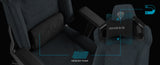 GENESIS NFG-2245 video spillestol PC gamingstol Polstret sæde