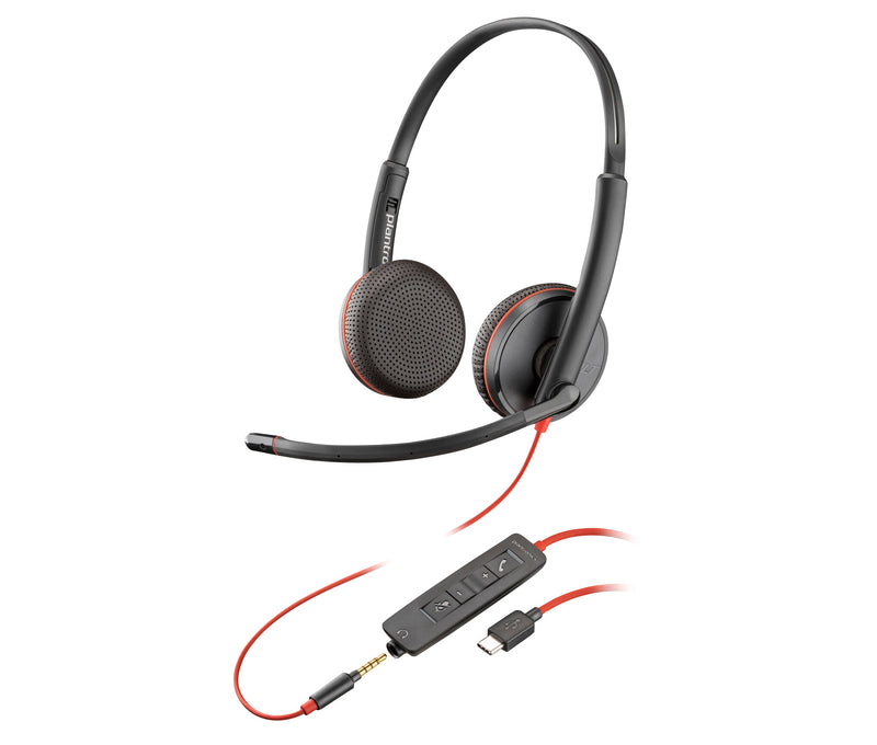 HP Poly Poly Blackwire C3225 Stereo USB-C Headset