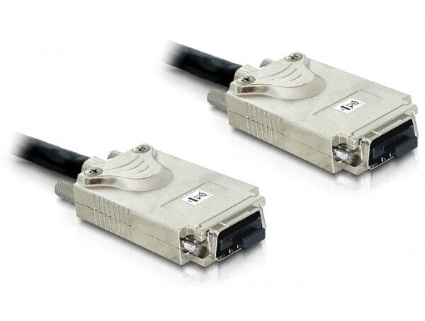 DeLOCK Cable Infiniband - Infiniband 1m SCSI-kabel Sort