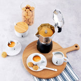 Bialetti Brikka Moka gryde 0,1 L Sort, Rustfrit stål