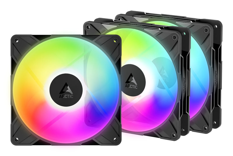 ARCTIC Freezer P14 Pro Reverse A-RGB - 3 Pack Computerkabinet Ventilator 14 cm Sort 3 stk