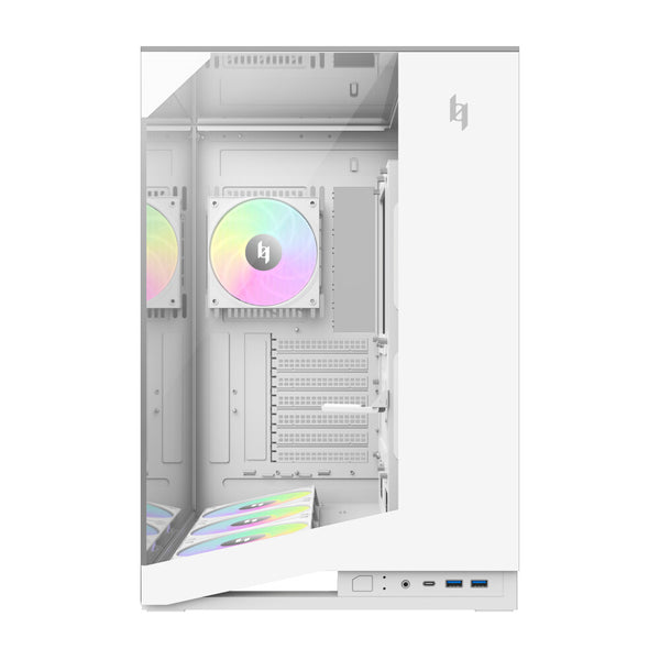 GameMax NEX C56 VC WH computeretui Midi Tower Hvid