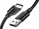 Ugreen 60118 USB-kabel USB 2.0 2 m USB C USB A 18 W Sort