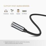 Ugreen 30632 kabel til mobiltelefon Sort USB C 3.5mm