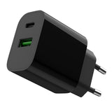 Gembird TA-UC-PDQC20-01-BK oplader til mobil enhed Universel Sort Vekselstrøm Hurtig opladning Indendørs
