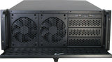 Inter-Tech IPC 4U-4129L Stativ Metallic, Sølv