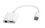 Gembird GMB Audio A-CM-3.5FP-01 kabel kønsskifter 4-pins 3.5 mm, USB Type-C USB type-C Hvid