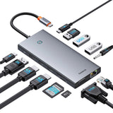 Baseus PortalJoy USB Type-C 10000 Mbit/s Grå