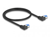 DeLOCK 80209 netværkskabel Sort 0,5 m Cat6a S/FTP (S-STP)