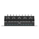 Naotic 903001 ladestation organisator Desktop monteret Metal Sort