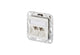 METZ CONNECT 130B12D21102-E stikkontakt RJ-45 Hvid