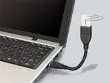 DeLOCK 0.15m 2xUSB3.0-A USB-kabel USB 3.2 Gen 1 (3.1 Gen 1) 0,15 m USB A 5 Gbit/sek. Sort