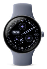 Google Pixel Watch 4 AMOLED 45 mm Digital Berøringsskærm 4G Blå Wi-Fi GPS (satellit)