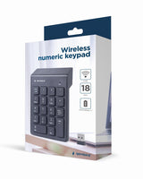 Gembird KPD-W-02 numerisk tastatur Laptop/PC Bluetooth Sort