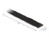 DeLOCK 19111 velcro lynlås Nylon Sort 1 stk
