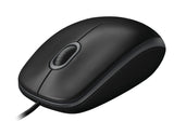 Logitech B100 mus Kontor Ambidextrous USB Type-A Optisk 800 dpi