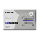 Qoltec 50868 stregkodelæser Håndholdt stregkodelæser 1D/2D Laser Sort