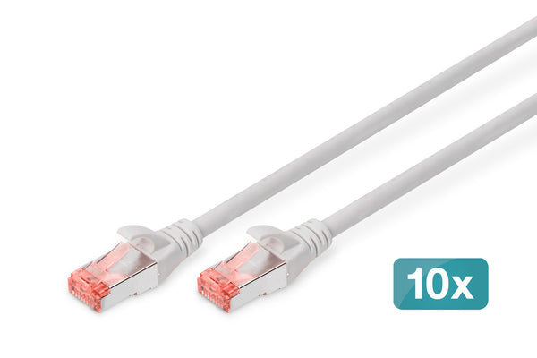 Digitus DK-1644-020-10 netværkskabel Grå 2 m Cat6 S/FTP (S-STP)