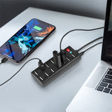 2Direct UA0126 interface hub USB 2.0 480 Mbit/s Sort