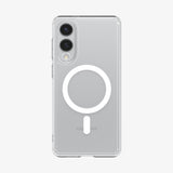 Spigen Ultra Hybrid (MagFit) mobiltelefon etui 17 cm (6.7") Cover Transparent, Hvid
