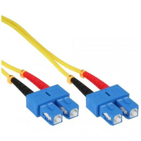 Mercodan 40400124 InfiniBand og fiberoptisk kabel 3 m SC Flerfarvet, Gul