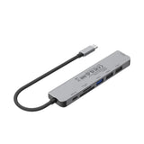UNITEK uHUB S7+ Ledningsført USB 3.2 Gen 1 (3.1 Gen 1) Type-C Grå