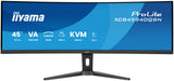iiyama G-MASTER 45"LCD Curved Bus. UWQHD computerskærm 113 cm (44.5") 5120 x 1440 pixel Dual QHD LED Sort