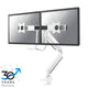 Neomounts NM-D775DXWHITE skærmbeslag og -stativer 81,3 cm (32") Skrivebord Hvid