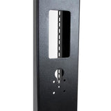 StarTech.com 2POSTRACK42 stativ 42U Fritstående reol Sort