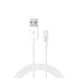 Savio CL-125 USB-kabel USB 2.0 1 m USB A USB C 0,48 Gbit/sek. Hvid