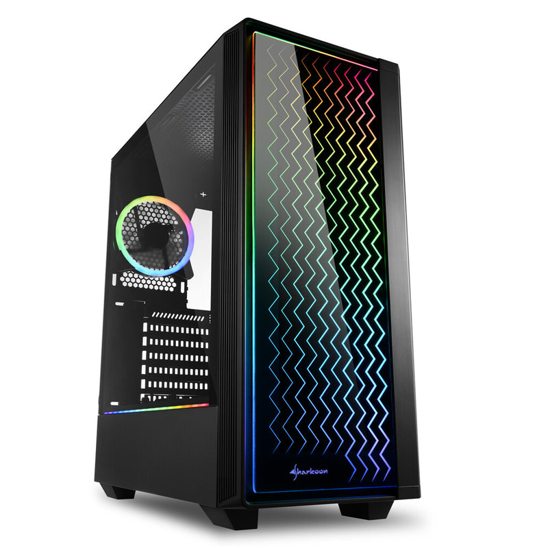 Sharkoon RGB LIT 200 Midi Tower Sort