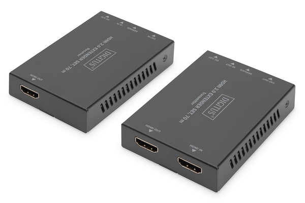 Digitus DS-55506 AV forlænger AV sender & modtager Sort