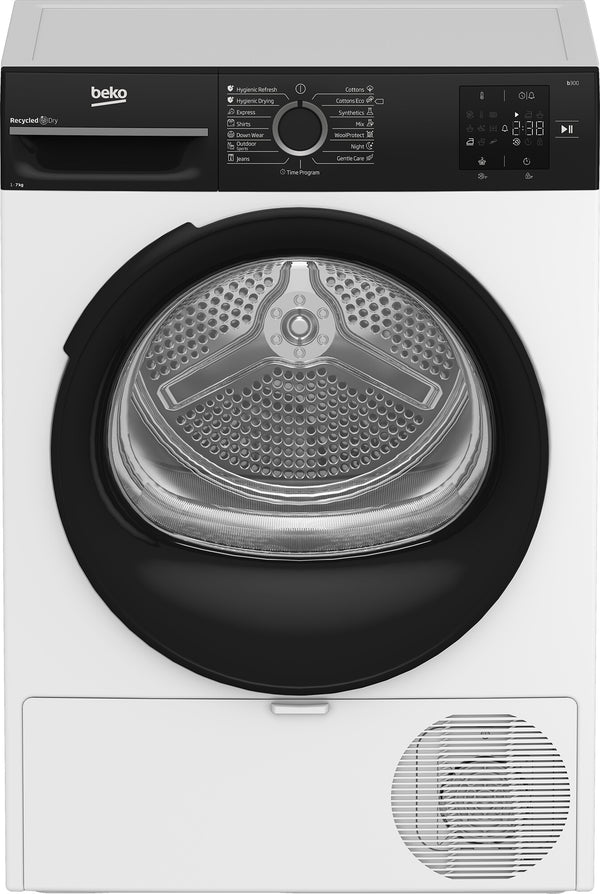 Beko BM3T37249WBB tørretumbler Fritstående Front-læsning 7 kg Hvid