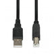 iBox IKU2D USB-kabel USB 2.0 3 m USB A USB B Sort