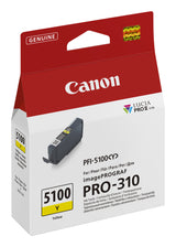 Canon PFI-5100 Y blækpatron 1 stk Original Gul