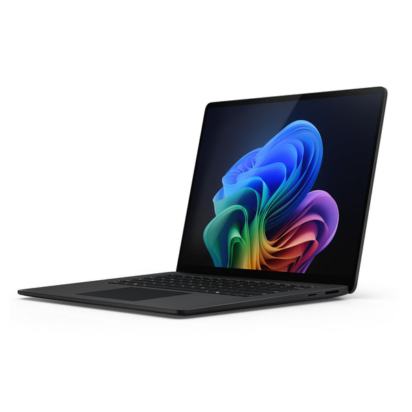 Microsoft Surface Laptop 7 Copilot+ PC Snapdragon 38,1 cm (15") Berøringsskærm 16 GB LPDDR5x-SDRAM 512 GB SSD Wi-Fi 7 (802.11be) Windows 11 Pro Sort