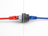 DeLOCK 67048 kabel kønsskifter RJ45 Sort, Metallic