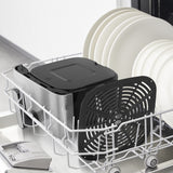 Tefal Easy Fry Mega EY855D10 frituregryde Enkelt 7,5 L Enkeltstående 2020 W Varmluftsteger Sort, Rustfrit stål