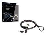 Conceptronic CUSTODIO02BNM kabellås Sort 1,8 m